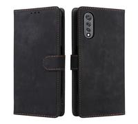 XINNI Housse pour Cubot X70 Etui, RFID Protect PU/TPU Cuir Coque Magnétique Portefeuille, Noir