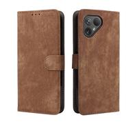 XINNI Housse pour Fairphone 5 Etui, RFID Protect PU/TPU Cuir Coque Magnétique Portefeuille, Marron