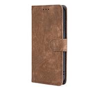 XINNI Housse pour Fairphone 6 Etui, RFID Protect PU/TPU Cuir Coque Magnétique Portefeuille, Marron