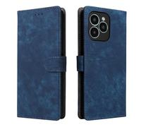 XINNI Housse pour Fossibot S2 Etui, RFID Protect PU/TPU Cuir Coque Magnétique Portefeuille, Bleu