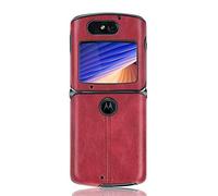 XINNI Housse pour Motorola Razr 5G Etui, Cuir PC + TPU Cadre Protection Coque