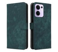 XINNI Housse pour Oppo Reno 13F 5G/Reno 13 FS 5G Etui, RFID Protect PU/TPU Cuir Coque Magnétique Portefeuille, Vert