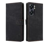 XINNI Housse pour Oukitel C58 Pro Etui, RFID Protect PU/TPU Cuir Coque Magnétique Portefeuille, Noir