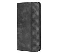 XINNI Housse pour Telephone Honor X6b 4G Etui, PU/TPU Retourner Cuir Coque Magnétique Portefeuille, Noir