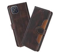 XINNI Housse pour Telephone Oppo Reno 4Z/Reno4 Z 5G/A92S Etui, PU/TPU Rétro Retourner Cuir Coque Magnétique Anti Chute Portefeuille Protection Case Cover, Marron