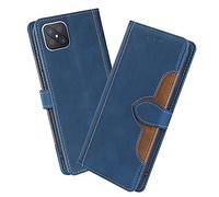 XINNI Housse pour Telephone Oppo Reno 4Z/Reno4 Z 5G/A92S Etui, PU/TPU Rétro Retourner Cuir Coque Magnétique Anti Chute Portefeuille Protection Case Cover, Bleu