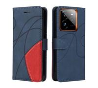 XINNI Housse pour Telephone Realme GT7 Pro Etui, PU/TPU Rétro Retourner Cuir Coque Magnétique Anti Chute Portefeuille Protection Case Cover, Bleu