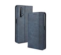 XINNI Housse pour Telephone Realme X50 5G(Realme X3 SuperZoom) Etui, PU/TPU Retourner Cuir Coque Magnétique Portefeuille, Bleu