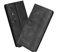 XINNI Housse pour Telephone Xreal Beam Pro Etui, PU/TPU Retourner Cuir Coque Magnétique Portefeuille, Noir