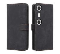 XINNI Housse pour Xreal Beam Pro Etui, RFID Protect PU/TPU Cuir Coque Magnétique Portefeuille, Noir
