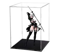 Xinnice 2B Figurine Anime Yorha 2B Figurine Statue 2b Action Figure Modèle PVC 33 cm Têtes interchangeables Décoration de bureau Cadeau