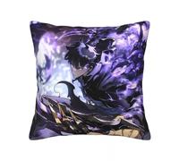 Xinnice Anime Sung Jin Woo Housse de coussin Cha Hae In Taie d'oreiller Anime Double face 45 x 45 cm