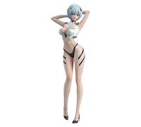 Xinnice Ayanami Rei Lot de 2 figurines d'anime Ayanami Rei Statue debout 30 cm Décoration de bureau Ornement Cadeau