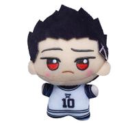Xinnice Blue Lock Coussin manga - Doux - Bachira Meguru/Seishiro Nagi - En coton polypropylène - 11 cm - Figurine de dessin animé Charme pour sac à dos - Décoration de canapé et voiture - Objets de