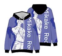 Xinnice Blue Lock Sweat-shirt à capuche unisexe Bachira Meguru Seishiro Nagi Sweat-shirt à capuche pour homme et femme Vêtements tendance décontractés, Reo Mikage, XL