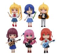 Xinnice Bocchi The Rock - Lot de 6 statues de manga Goto Hitori - 10 cm - En PVC - Figurine d'action Kita Ikuyo/Yamada Ryo - Objets de collection pour les fans d'anime