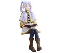 Xinnice Frieren : Beyond Journey's End Figurine Aciton Anime Frieren Figurine Modèle Assis PVC Cartoon Fille Statue Cadeaux d'anniversaire, Objets de Collection 15 cm