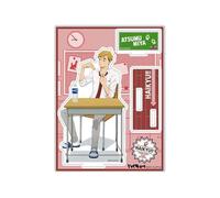 Xinnice Haikyuu Figurine debout en acrylique | Hinata Shoyo/Kuroo Tetsurou Support imprimé double face | 15 cm | Décoration de bureau Cadeau pour les fans d'anime