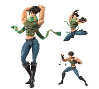 Xinnice JJBA Joseph Figurine articulée anime Figurine articulée Jonathan Figurine de visage interchangeable Statue Modèle PVC Décoration Objet de collection Cadeau