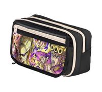 Xinnice Kira Yoshikage Dio Brando/Giovanna Merch Trousse à crayons, pour garçon, grande capacité, motif anime, Type 9., 21*8*13cm, Trousse à crayons anime