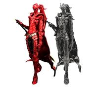 Xinnice Lot de 2 figurines Igris - Statue d'anime - Modèle PVC - 24 cm - Décoration de bureau - Ornement - Cadeau pour les fans d'anime