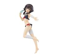 Xinnice Megumin Figurine Aqua Anime Figurine d'action Swimsuit Statue debout Megumin Figure Modèle PVC 17 cm Décoration Ornement Objet de collection Cadeau