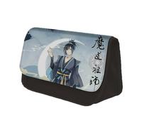 Xinnice Mo Dao Zu Shi Anime Trousse à crayons Wei Wu Xian/Lan Wang Ji Impression Trousse à crayons double couche Fournitures scolaires pour garçons et filles, Type 8, 22*7.5*13CM