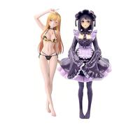 Xinnice My Dress-Up Darling Anime Lot de 2 figurines décoratives Kitagawa Marin, PVC, modèle Anime Girl, décoration de bureau, collection, anniversaire pour fans d'anime