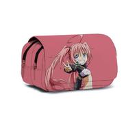 Xinnice That Time I Got Reincarnated as a Slime, Rimuru Tempest/Milim Nava - Trousse à crayons - Grande capacité - Sac de rangement pour l'école de bureau, Type 1, 21*7,5*10 cm