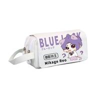 Xinnice Trousse à crayons Nagi de grande capacité - Motif dessin animé - Rin Itoshi Back to School Bachira Meguru, Type 2, 20*8*10cm, Trousse à crayons anime