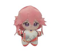 Xinnice Yae Miko Plush Anime Coussin Yae Miko Soft Figurine Cartoon Game Personnages Voiture Canapé Décoration Cadeau, 25 cm