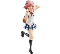 Xinnice Yuigahama Yui Figurine Uniforme Anime Figurine d'action Statue debout Modèle PVC 24 cm Fille Figure Décoration Ornement Objet de collection Cadeau