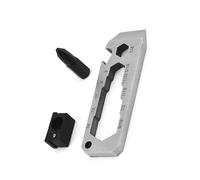 XINNIKESI Équipement de camping, petite clé portable, bouteille ouverte, fer à briser, outil multifonction, décapsuleur, règle, clous, extracteur de levage