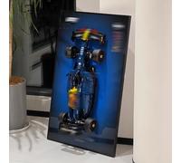 XINPENGD Cadre photo d'affichage mural, plaque murale compatible avec lego 42206 F1 Formule 1 voiture de course à collectionner et protéger, 49,8 x 79,8 cm (modèle non inclus) (option B