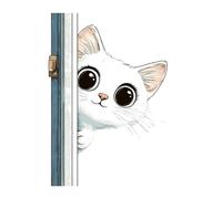 Xinpinzhou Broderie Point de Croix - 30x30 cm Canevas Kit Complet Adulte, 11CT Pré Imprimé Chat Mignon Modèle , Facile Loisirs Créatifs Set avec Fils Pour Activité Manuelle Debutant