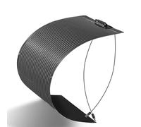 XINPUGUANG Panneau solaire flexible 100 W, panneau solaire monocristallin léger 12 V pour camping-car, caravane, camping-car, bateaux, toits, surfaces inégales, système hors réseau