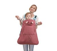 Xinqiao Bébé Transporteur Couverture Toison Doublé Universel Sweat à capuche (Vin rouge)