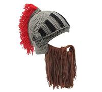 Xinqiao Bonnet en Tricot Fait à la Main pour Homme, café, Taille Unique
