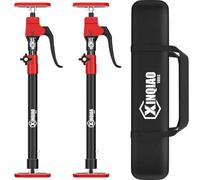 XINQIAO Outil Troisième Main, Système de Support 3ème Main, Tige de Support en Acier Premium avec Capacité de 70 KG pour Cric de Placard, Cric de Cloison Sèche, Longueur 60-115 CM, 2 Pièces