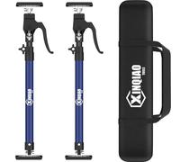 XINQIAO Outil Troisième Main, Système de Support 3ème Main, Tige de Support en Acier Premium avec Capacité de 70 KG pour Cric de Placard, Cric de Cloison Sèche, Longueur 60-115 CM, 2 Pièces