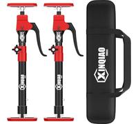 XINQIAO Outil Troisième Main, Système de Support 3ème Main, Tige de Support en Acier Premium avec Capacité de 70 KG pour Cric de Placard, Cric de Cloison Sèche, Longueur 47-75 CM, Lot de 2 Pièces