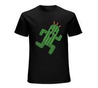 XINRONGYUAN FI-Nal Fan-Tasy Cotton Fabric Men's Short Sleeve T-Shirt Top Black M