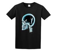 XINRONGYUAN Fishing on The Brain X Ray Fisherman Gift Men Adult Short Sleeve Black XL