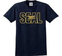 XINRONGYUAN Meiou Seal Navy Seals Tshirt Black L