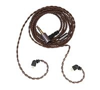 XinrZythrop Câble d’écouteur de remplacement en cuivre sans oxygène, câble d’amélioration pour casque audio avec crochets auriculaires préformés, compatible avec les écouteurs TFZ, TRN,