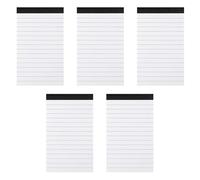 Xinsheinelry 1/10 / 5 pièces bloc-notes petits bloc-notes bloc-notes fournitures scolaires accessoires de bureau à gratter mémos papier doublé