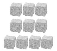 Xinsheinelry 10 Paquets 1 Pouce Petit Animal de Compagnie morsures de Lave Jouet à mâcher Bloc de meulage des Dents Pierre de Calcium minéral pour Hamster Perroquet Jouets à mâcher pour Les Dents
