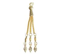 Xinsheinelry Accessoires de perles exquis pour l'artisanat de bijoux et de perles de prière, parfaits pour ajouter une élégance vintage et des pièces de bijoux robustes, Moyen, Métal, 1