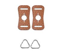 Xinsheinelry Adaptateur De Ceinture DSLR en Acier Inoxydable Et en Cuir-Housse Protection À Crochet Fendu avec Coussin Adaptateur Ceinture D'épaule pour Appareil Photo À Fixation Rapide