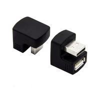 Xinsheinelry Adaptateur De Connecteurs Coudés en Forme De U USB2.0 Mâle À Femelle Plug and Play pour Clavier D'ordinateur Souris Imprimante Caméras Adaptateur USB Rotatif À Degrés